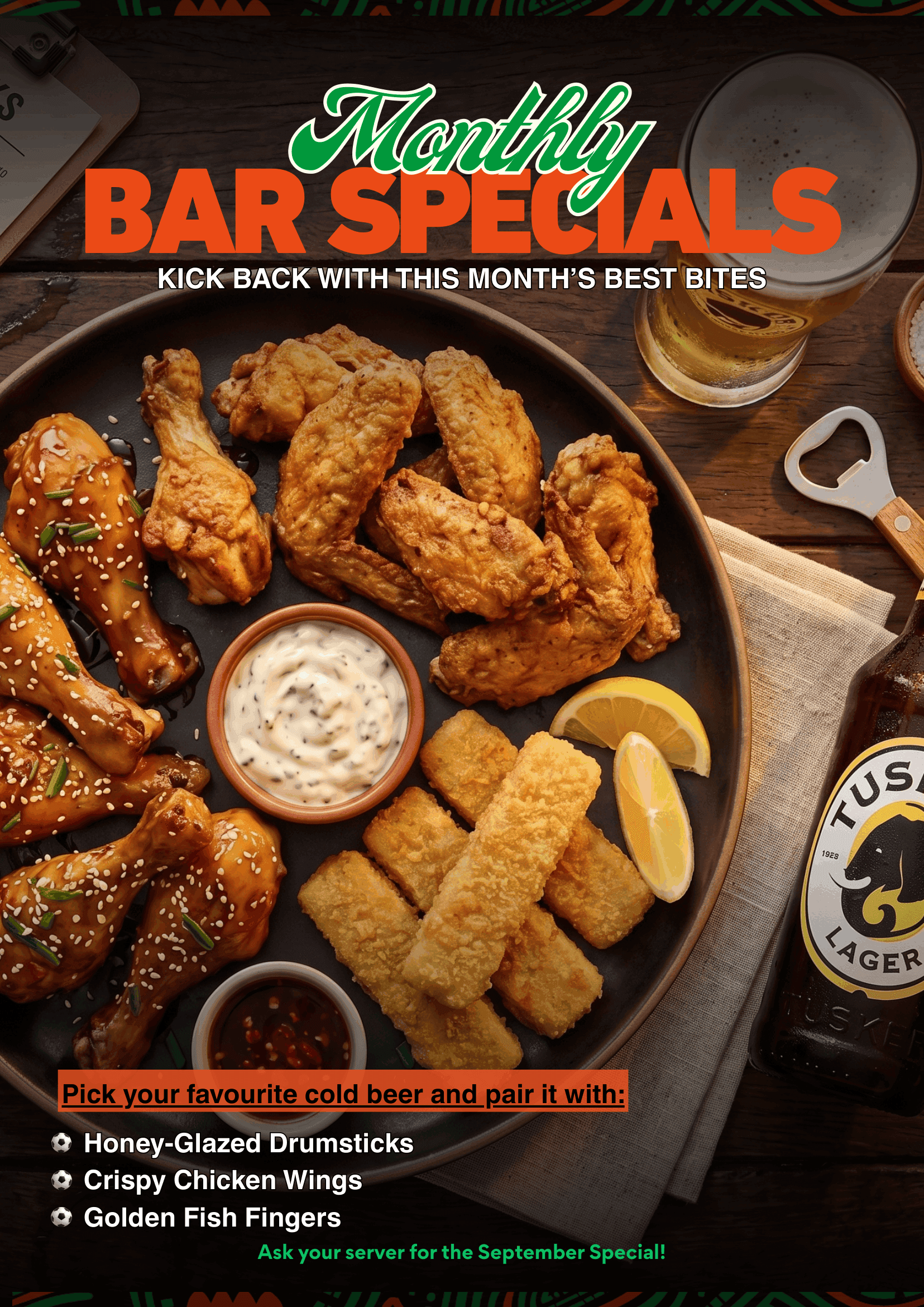 Nakuru monthly beer special poster